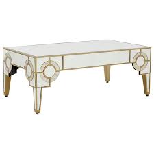Home antique art deco coffee tables (22). Knightsbridge Mirrored Glass Furniture Art Deco Coffee Table Fusion Furniture Store