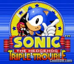 Sonic The Hedgehog Triple Trouble Rom Download For Sega Game Gear Coolrom Com Play Sonic Sonic Sega Games