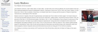 Larry madowo biography /life history. Savage Person Destroys Larry Madowo S Profile On Wikipedia Naibuzz