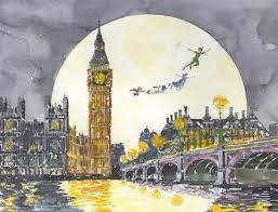 54 Ideas For Painting Disney Peter Pan Big Ben Painting Peter Pan Art Big Ben Art