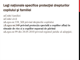 Drepturile copilului sunt reglementate de convenția asupra drepturilor copilului adoptată de către adunarea generala a națiunilor unite la data de 20 noiembrie 1989. Cadrul Legal De ProtecÈie A Drepturilor Copiilor In Republica Moldova Online Presentation