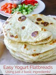 Yogurt Flatbreads So Easy Using 2 Basic Ingredients Ready In Minutes Recipe Recipes Easy Meals Quick Easy Meals