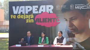 Emprenden campaña Vs vapeadores; uno de cada 7 estudiantes de secundaria  fuman