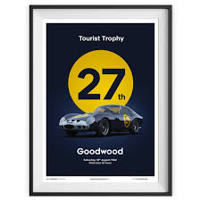 Maybe you would like to learn more about one of these? Poster Blue Ferrari 250 Gto Goodwood 1963 Stradale