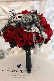 Burgundy and black skull bouquet,black bouquet,gothic bouquet, bridesmaid bouquet,toss bouquet,corsages,boutonnieres,available 26 colors. Skull Wedding Bouquets Off 76 Cheap Price