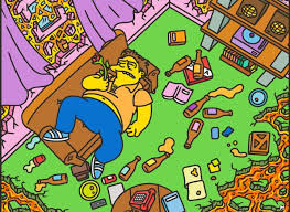 The simpsons has a lot of depressing characters, including some really bleak backstories for background characters in the show. Barney Gumble The Simpsons The Simpsons Barney Gumble Illustration