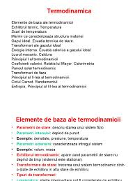 Transformări ale gazului ideal g.4. 4 Termodinamica