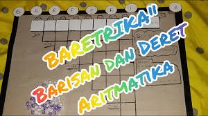 Alat Peraga Matematika Baretrika Barisan Dan Deret Aritmatika Youtube