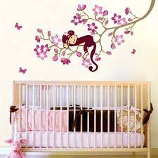 Animal Wall Sticker Monkey Giraffe Tree Train Nursery Baby Kids Room Decal Bg3y Ebay Nursery Wall Art Girl Monkey Wall Stickers Kids Room Wall Decals