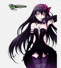 In a striking conclusion jojo's bizarre adventure: Homura Akemi Magical Girl Anime Manga Demon Anime Purple Cg Artwork Png Pngegg