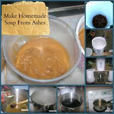 how to make homemade soap from ashes