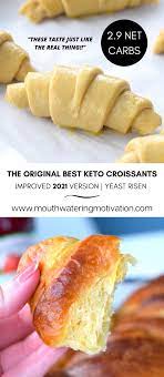 The Best Keto Croissants Recipe 2021 Recipe In 2021 Low Carb Recipes Dessert Croissant Recipe Recipes