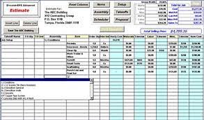 Construction Estimating Sheet And Its Utility Construction Estimating Software Bookkeeping Templates Spreadsheet Template
