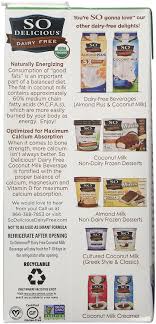 Or is that a no, because it doesn't have curds? Amazon Com So Delicious Dairy Free Organic Coconutmilk Beverage Unsweetened 32 Ounce Pack Of 6 Plant Based Vegan Dairy Alternative Great In Smoothies Protein Shakes Or Cereal Grocery Gourmet Food