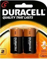 C Size Duracell Alkaline Batteries