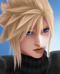 Blue And Yellow Final Fantasy Cloud Strife Final Fantasy Vii Cloud Cloud Strife