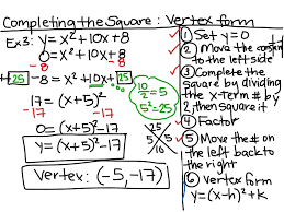 Parabola is the graphical representation of a quadratic equation…. How To S Wiki 88 How To Complete The Square To Find Vertex Form