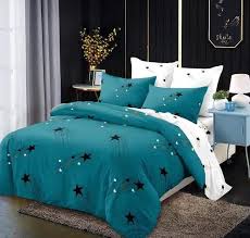 Featuring turquoise embroidered crosses, a faux suede comforter, and studded accents each bed. Dark Turquoise Bedsheet Bed Linen Sets Shop Uk Fitted Bed Sheet