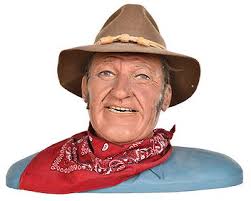 1979 John Wayne Magazine And Wall Hanging Bust