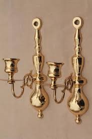 Many of our flush mount ceiling lights allow you to choose a matching light shade separately, giving you the flexibility to match a light fixture to your home's unique style. Vintage Baldwin Brass Wall Mount Candle Holder Sconces Polished Solid Brass Wall Mounted Candle Holders Sconce Candle Holder Candle Holders