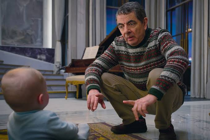 Rowan Atkinson stars in chaotic first look at Netflix show Man vs Baby |  Radio Times