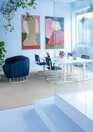 Kvistad Uses Colour To Sculpt Bakken Baeck Hq By Spatial Function Cheap Office Furniture Office Interior Design Office Furniture Design