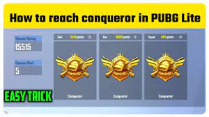 How To Reach Conqueror In Pubg Mobile Lite 2021 Rahul Tech
