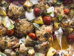 Bake, covered with aluminum foil, for 15 minutes, or until heated through. Italian Chicken Bake With Herb Vinaigrette Chelseawinter Co Nz Baked Chicken Recipes Italian Baked Chicken Herb Vinaigrette Recipe