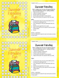 Summer Reading Encourage Track Practice No Prep Printable Incentive Charts