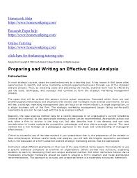 Case study guidelines require students to pay. 90087211 Case Study Guide