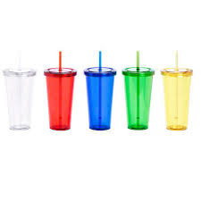 Plastic coffee cups with lids wholesale. 20 X Tumbler Cups With Lid Straw Blanks For Vinyl Labels Bulk Wholesale Lot Ebay