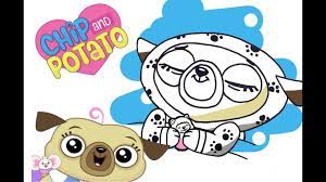 Or 16.5 x 14.9 cm.) Chip And Potato How To Draw For Kids Learn Colors Cartoon Coloring Pages For Children Youtube