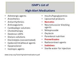 Some companies offer automatic medication reminders that alert the senior when it's time to take their medicine. What Are High Alert Medication