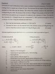 Question 2 Total 25 Marks Desiccants Are Used I