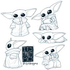 Mandymo S Art I Love The Mandalorian Here Are Some Phone Star Wars Drawings Yoda Art Yoda Drawing