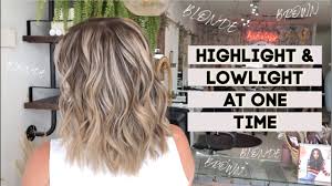 Lowlights in blonde hair before and after. How To Do Highlights Lowlights Youtube