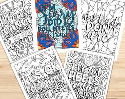 Mar 17, 2016 · inspirational quotes coloring pages for adults. Quotes Coloring Page Etsy