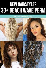 Beach Wave Perm Hairstyles Are On Trend For Short Long Hair Medium Length Hair Can Benefit From A Loose Beach Wave Beach Wave Perm Wave Perm Beach Wave Hair