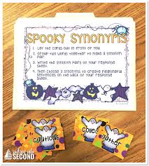 Teaching Synonyms Sailing Into Second Teaching Synonyms Synonym Activities Halloween Speech Activities