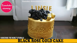 Not only do they add the final touch to your gorgeous dessert, they also show off you and your sweetheart's unique personalities. Black Rose Gold Birthday Wedding Cake Design Ideas Decorating Tutorial Video Youtube