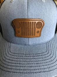 Jeep Hat Jeep Leather Patch Hat Jeep Accessories Jeep For Etsy In 2020 Leather Patches Richardson Hats Jeep Accessories