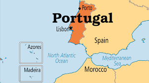 Portugal is bordered by the atlantic ocean, and spain to the north and east. Portugal Operation World