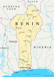 Mali to the north, niger to the east, benin to the south east, togo, ghana to the south. Benin Politische Karte Mit Hauptstadt Porto Novo Nationale Grenzen Die Wichtigsten Stadte Flusse Und Seen Englisch Etikettierung Und Skalierung Lizenzfrei Nutzbare Vektorgrafiken Clip Arts Illustrationen Image 32636533