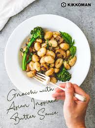 Gnocchi With Asian Inspired Butter Sauce Recipe Gnocchi Recipes How To Cook Gnocchi