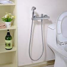Handheld Sprayer Complete Set With Hot And Cold Mixing Valve Brass Hot Cold Mixer With Holder Install Hole Center T Bidet Sprayer Bidet Hang Towels In Bathroom
