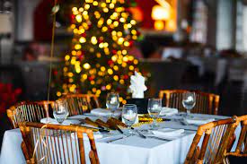 I had a beyond meat bratwurst with homemade raw sauerkraut boiled brussel sprouts mashed potatoes and homemade lindenberry jam. Where To Eat Christmas Eve Dinner 2017 In Orange County Cbs Los Angeles