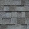 Photo about close up on grey asphalt roof shingles as abstract background for design. 1