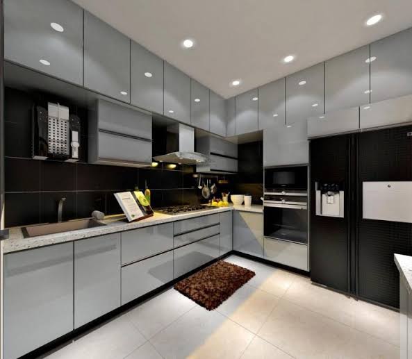 Bespoke Italian Modular Kitchen Layout