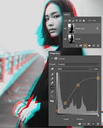 Cyan And Red Appear Around The Model And Scene Where The Warp Tool Distorted Photoshop Tutorial Photo Editing Photoshop Design Ideas Photoshop Video Tutorials