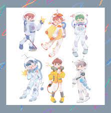 小小宇航员 插画 儿童插画 林夕同学 原创作品 站酷 zcool character design character design references children illustration